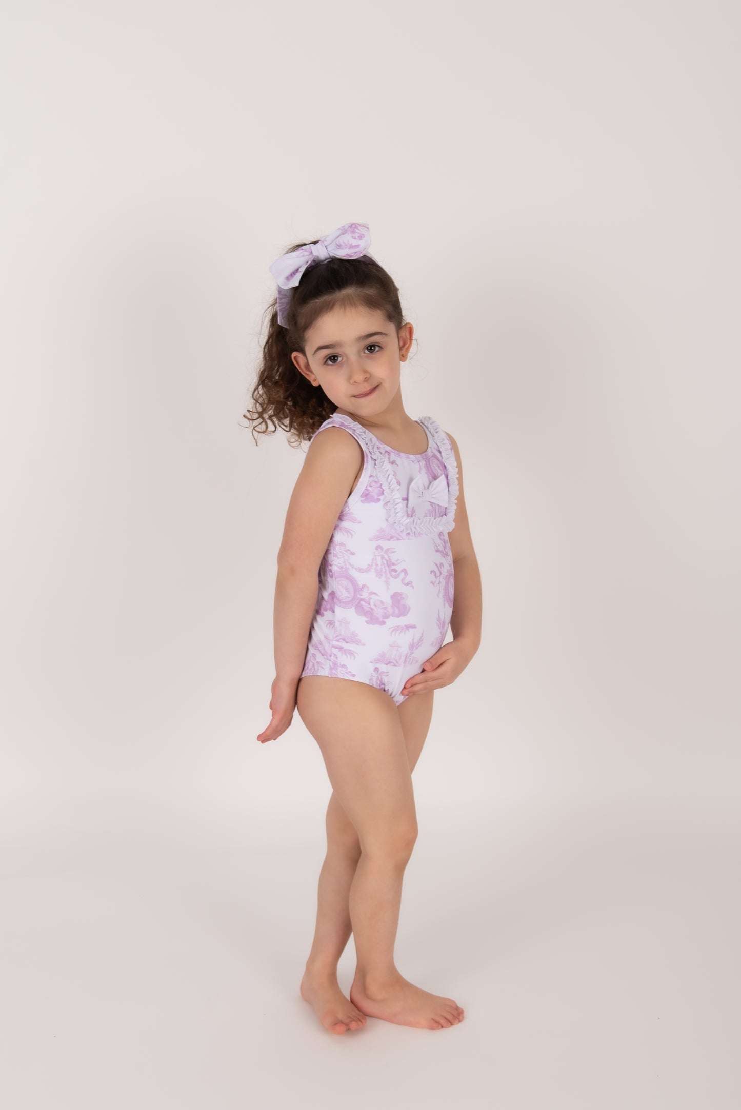 Lilac Cherub Toil swim-bobble