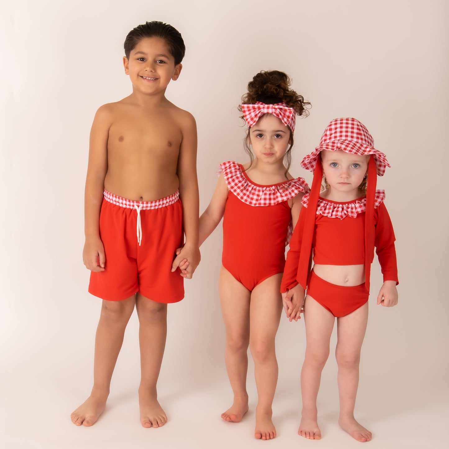 Red Boys Swim Shorts