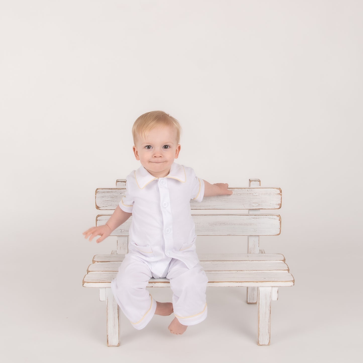 Lemon Trim Boys Pyjamas