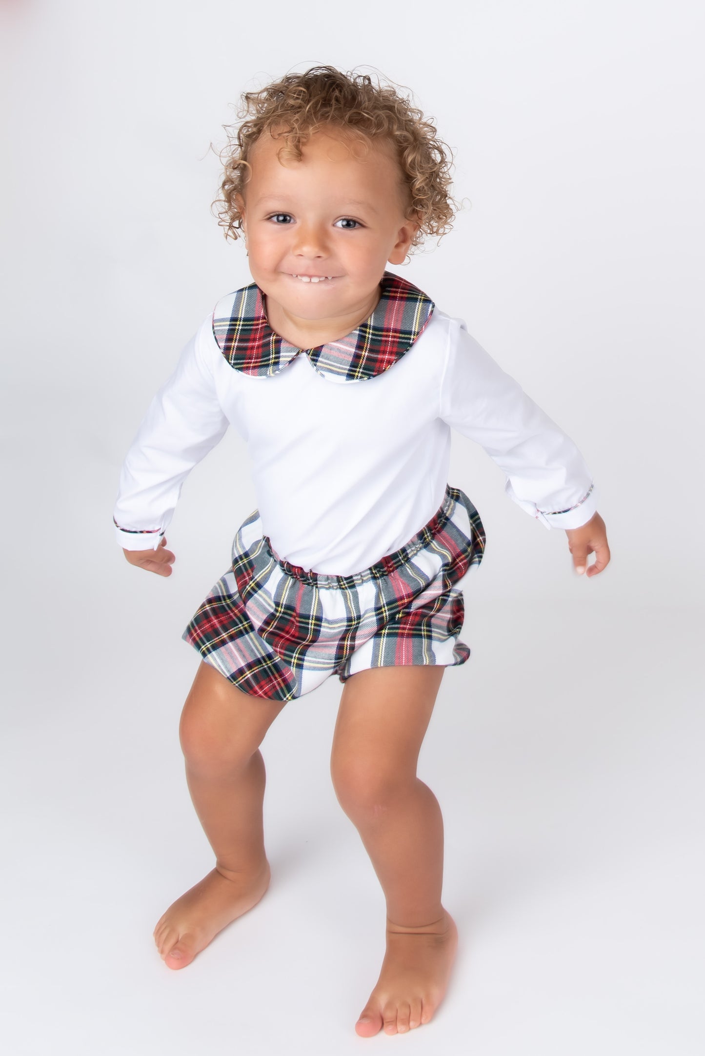 Tartan Boys Shorts set