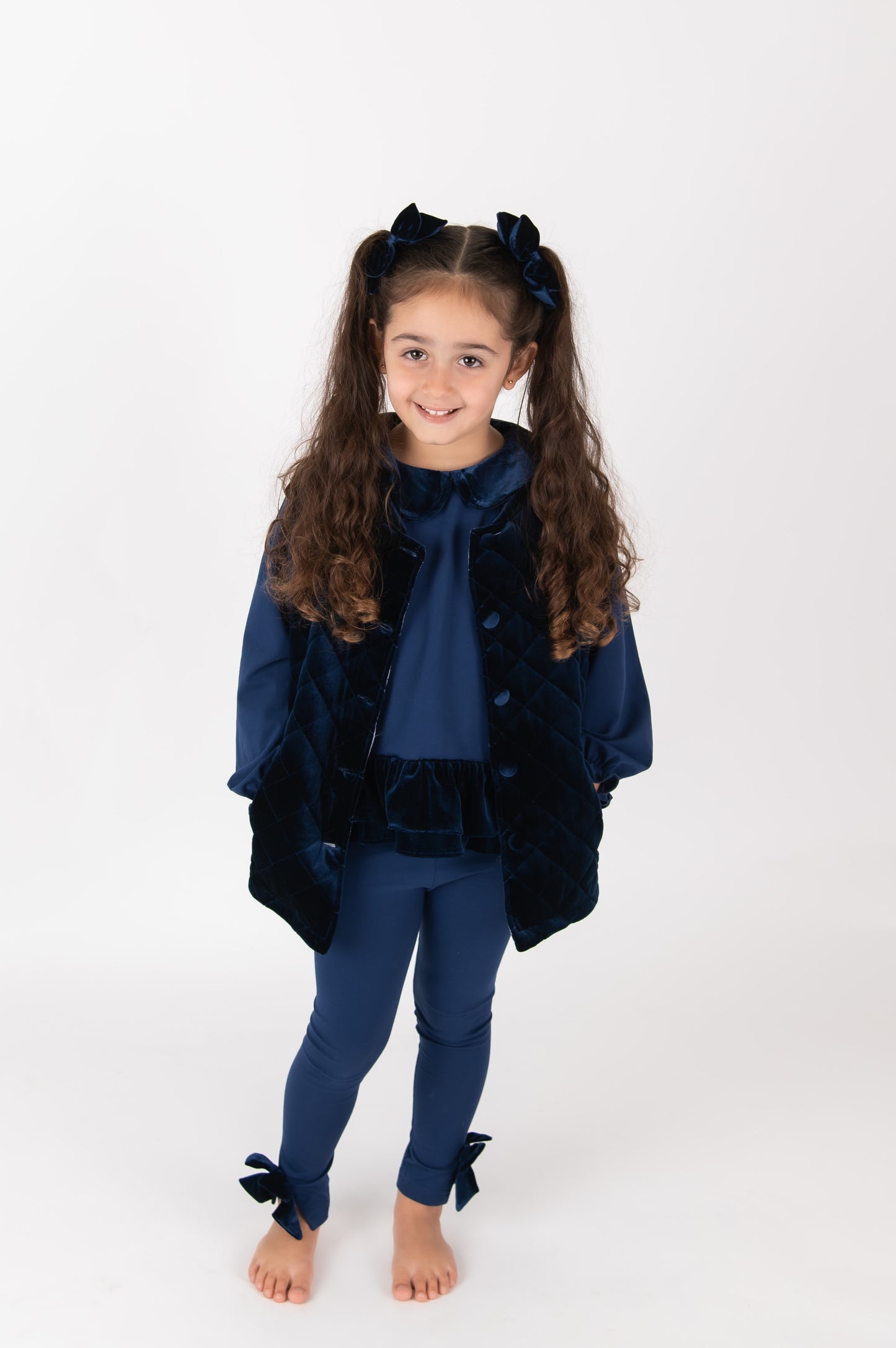 Navy & Velvet Lounge Set