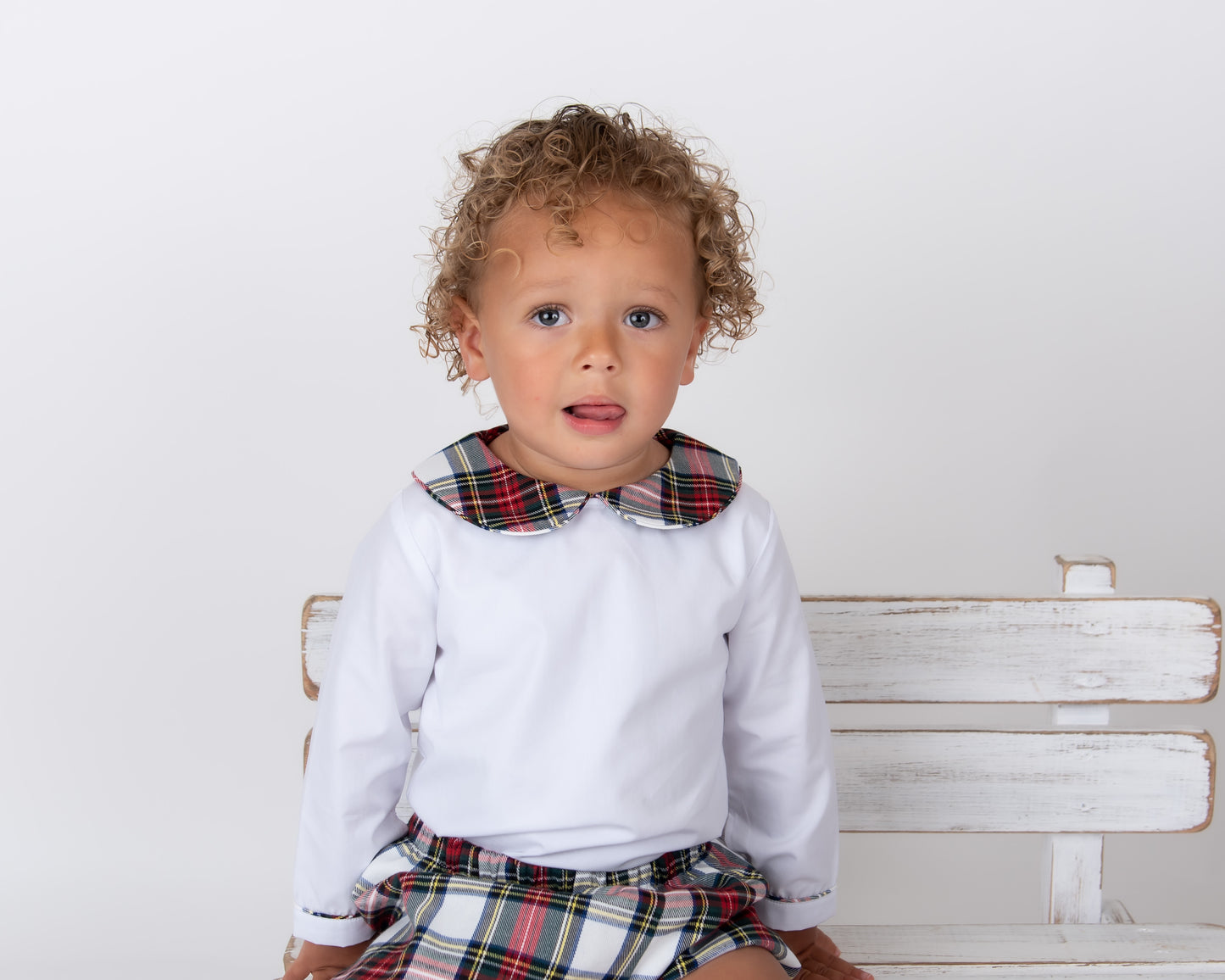 Tartan Boys Shorts set