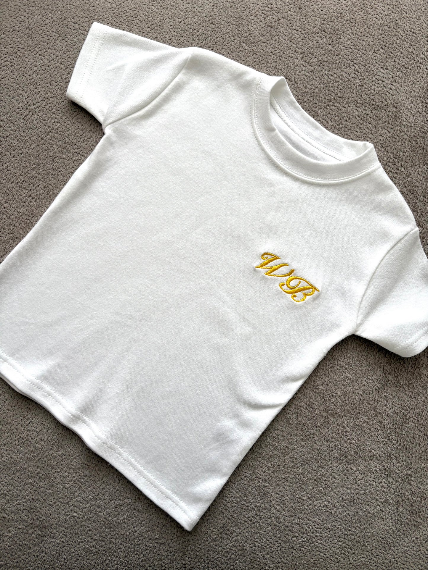 Boys Plain White T-shirt