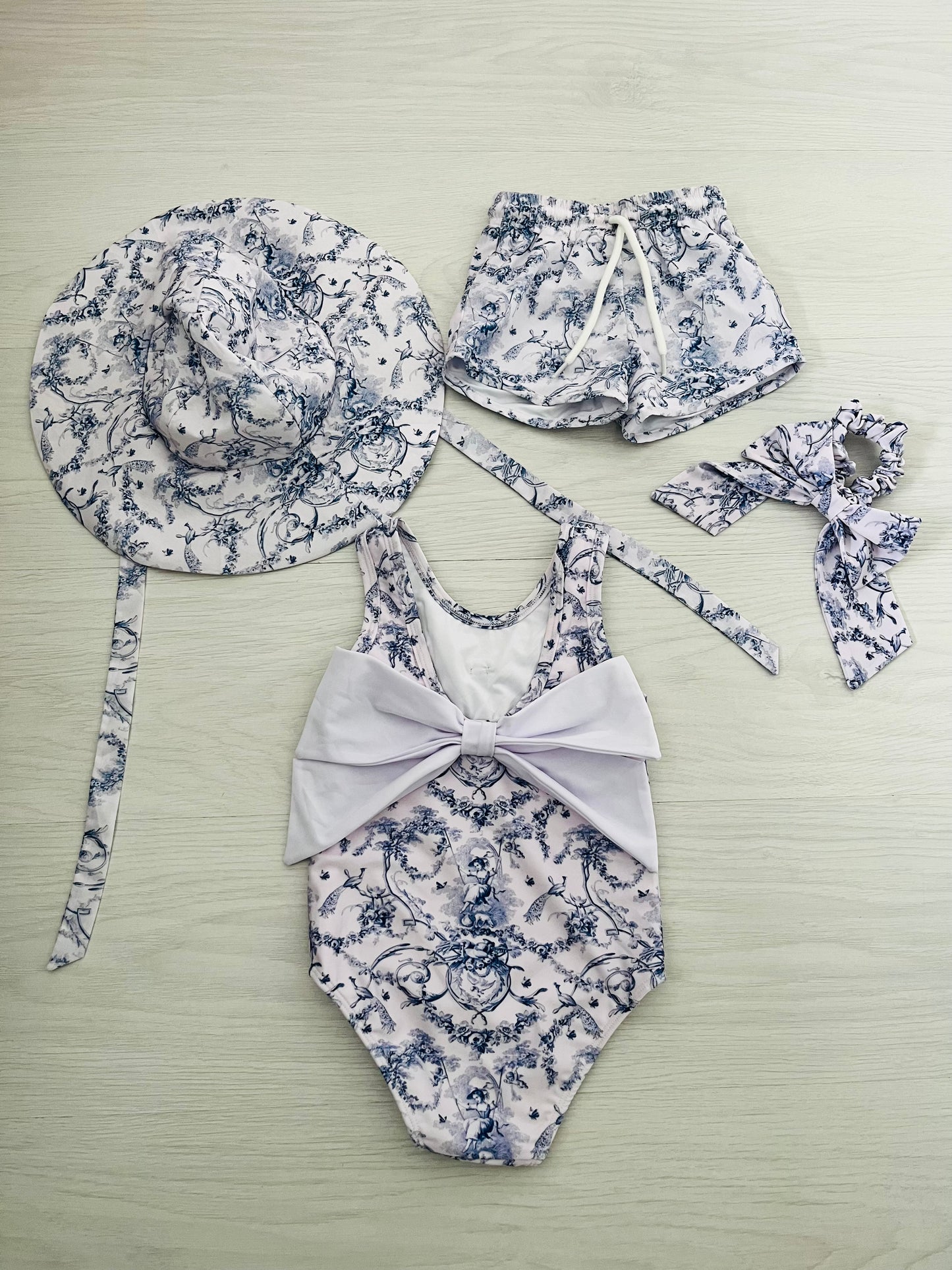 French Toile swim Bobble