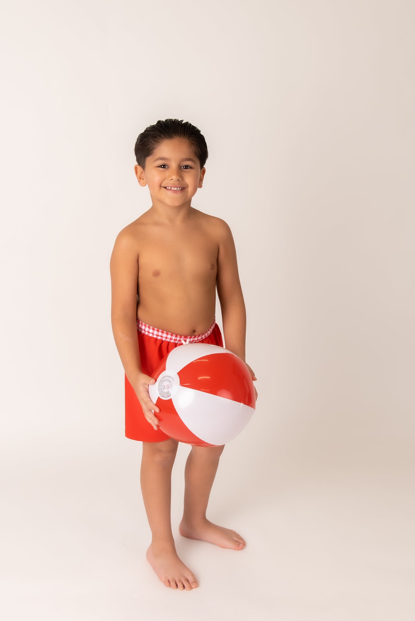 Red Boys Swim Shorts