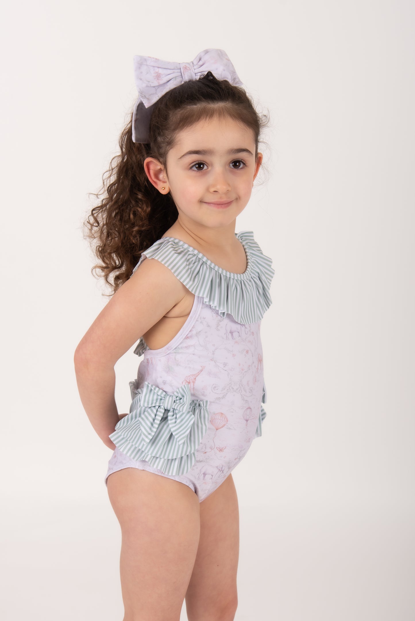 La Chic Animal Toile Swimsuit