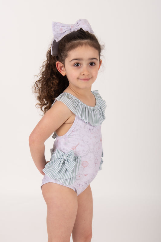 La Chic Animal Toile Swimsuit
