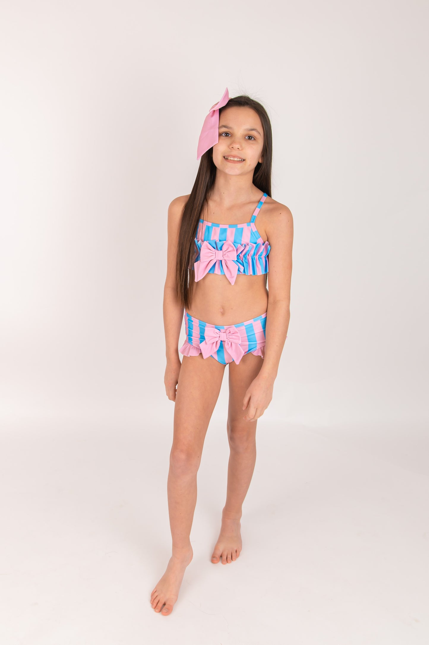 Candy Stripe Girls Bikini