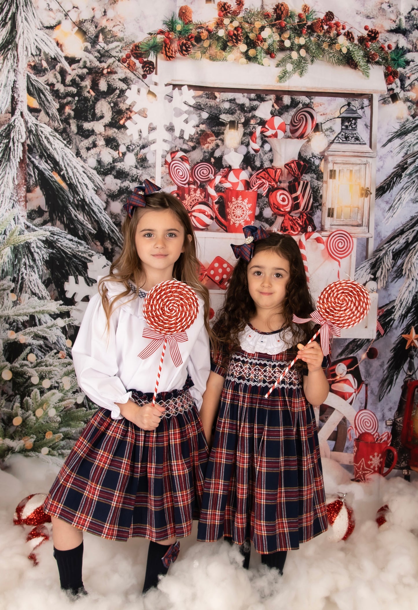 Exclusive Tartan Smocked Dress
