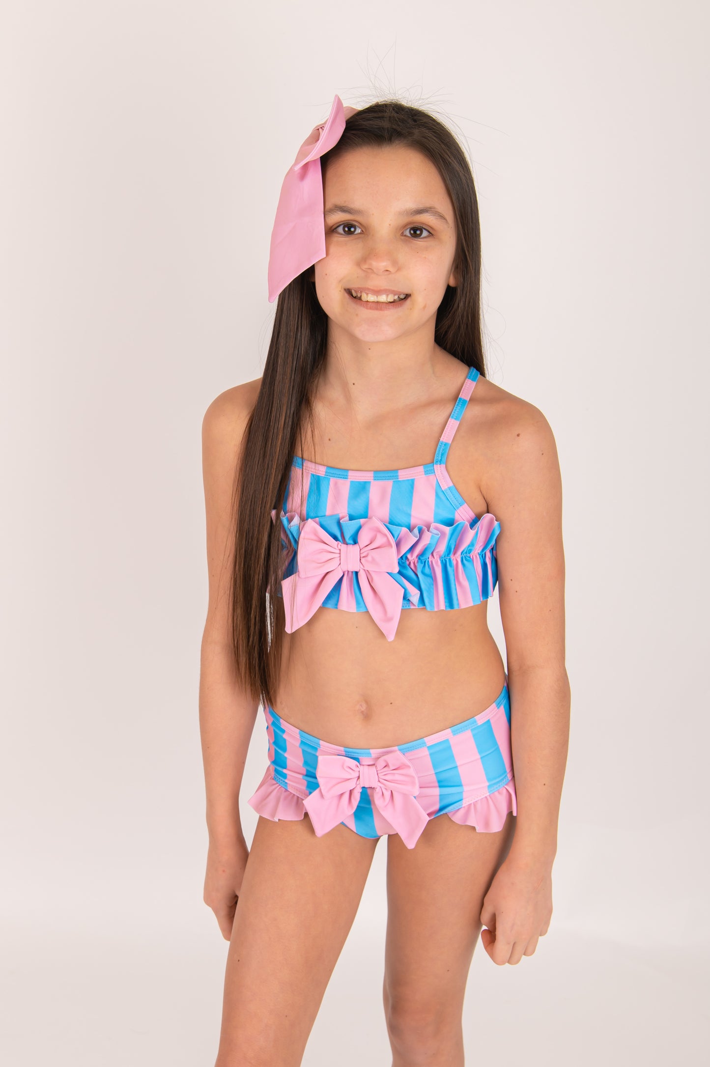 Candy Stripe Girls Bikini