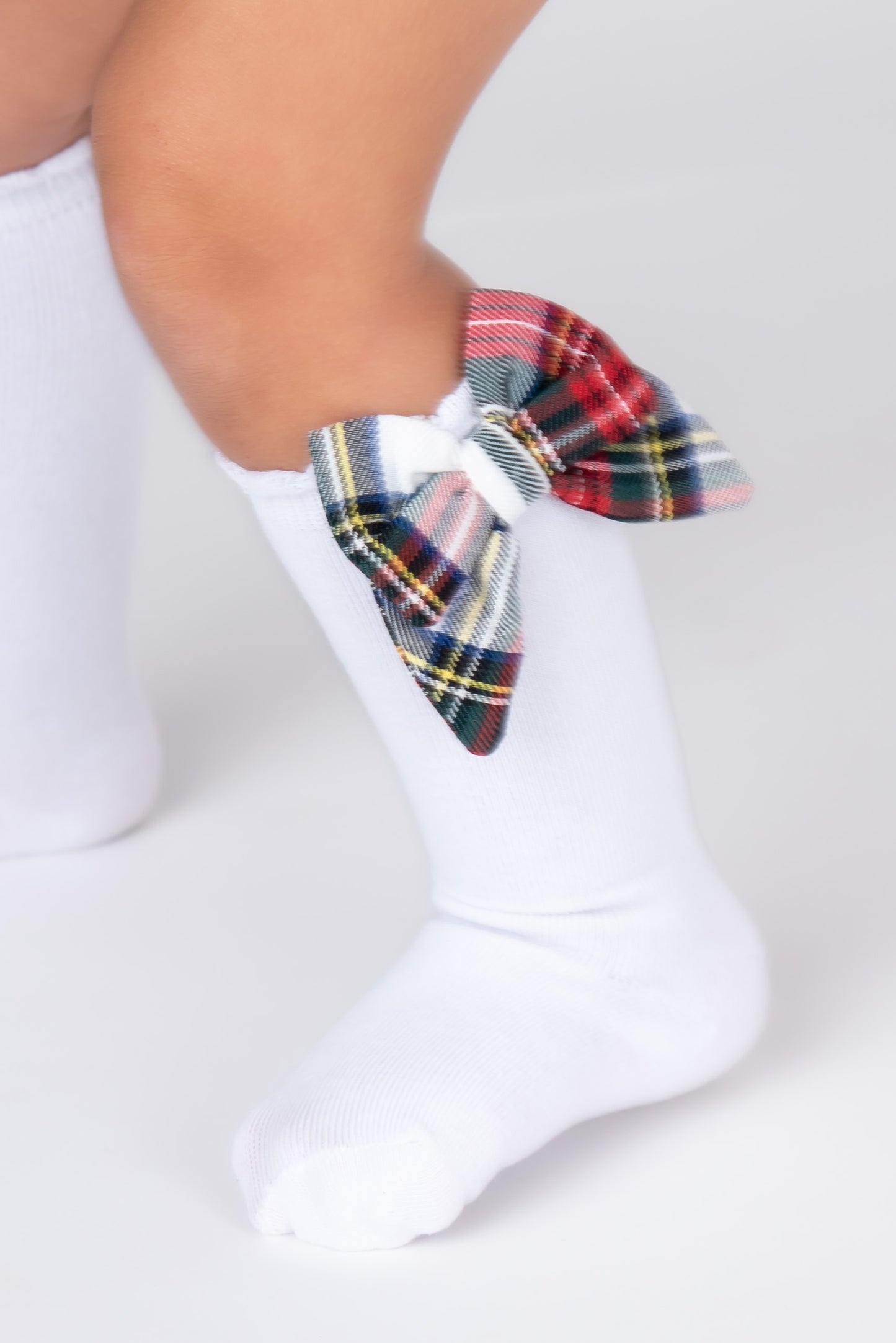 Tartan Bow Socks