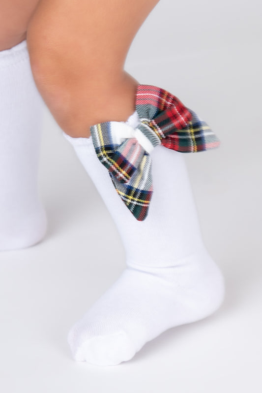 Tartan Bow Socks