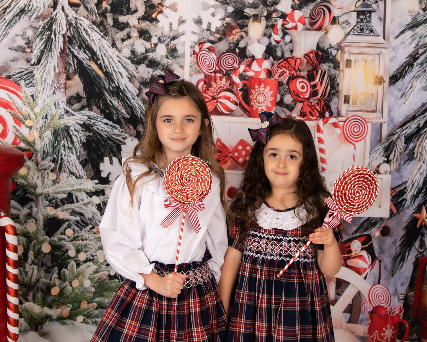 Exclusive Tartan Smocked Dress
