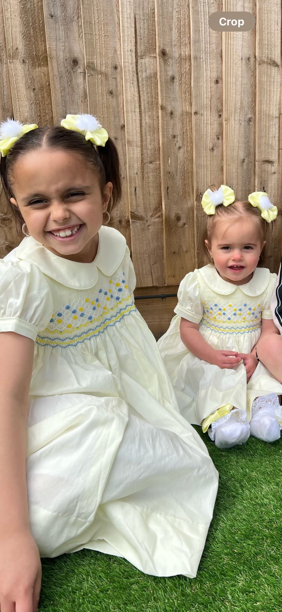 Lemon Smocked Dress