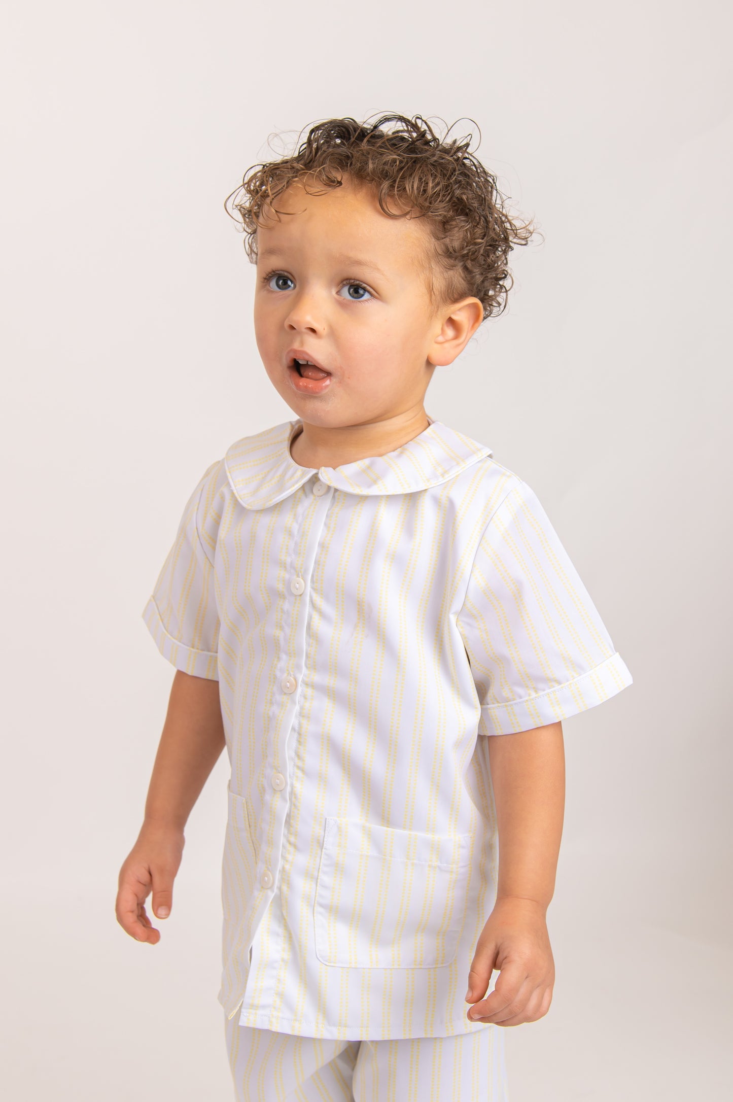 Boys Lemon stripe Pyjamas