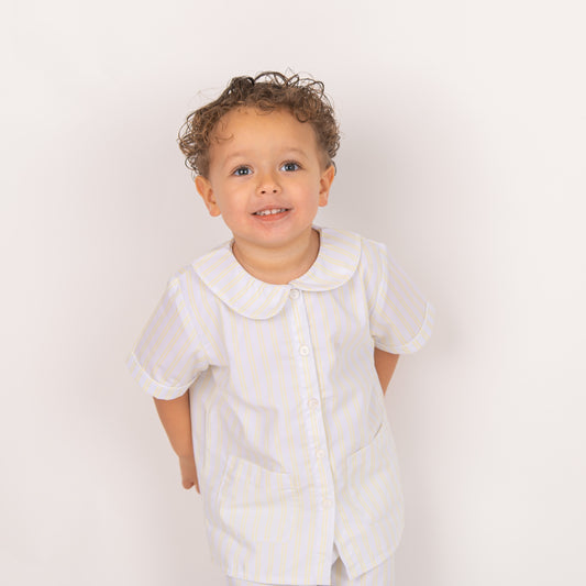 Boys Lemon stripe Pyjamas