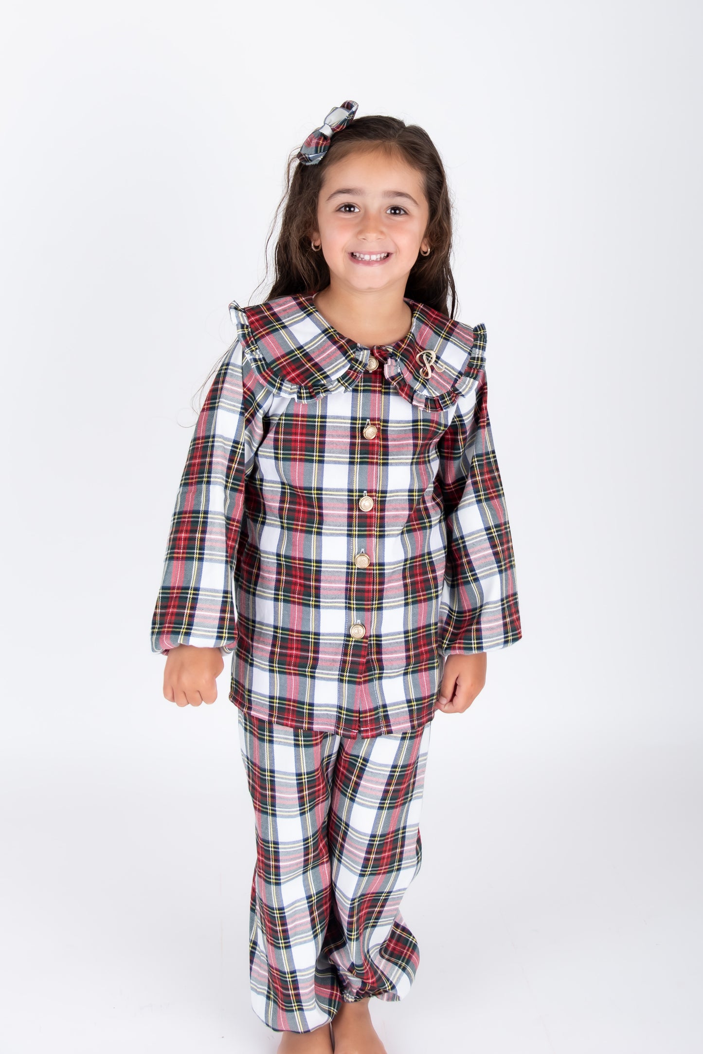 Tartan Girls Pyjamas