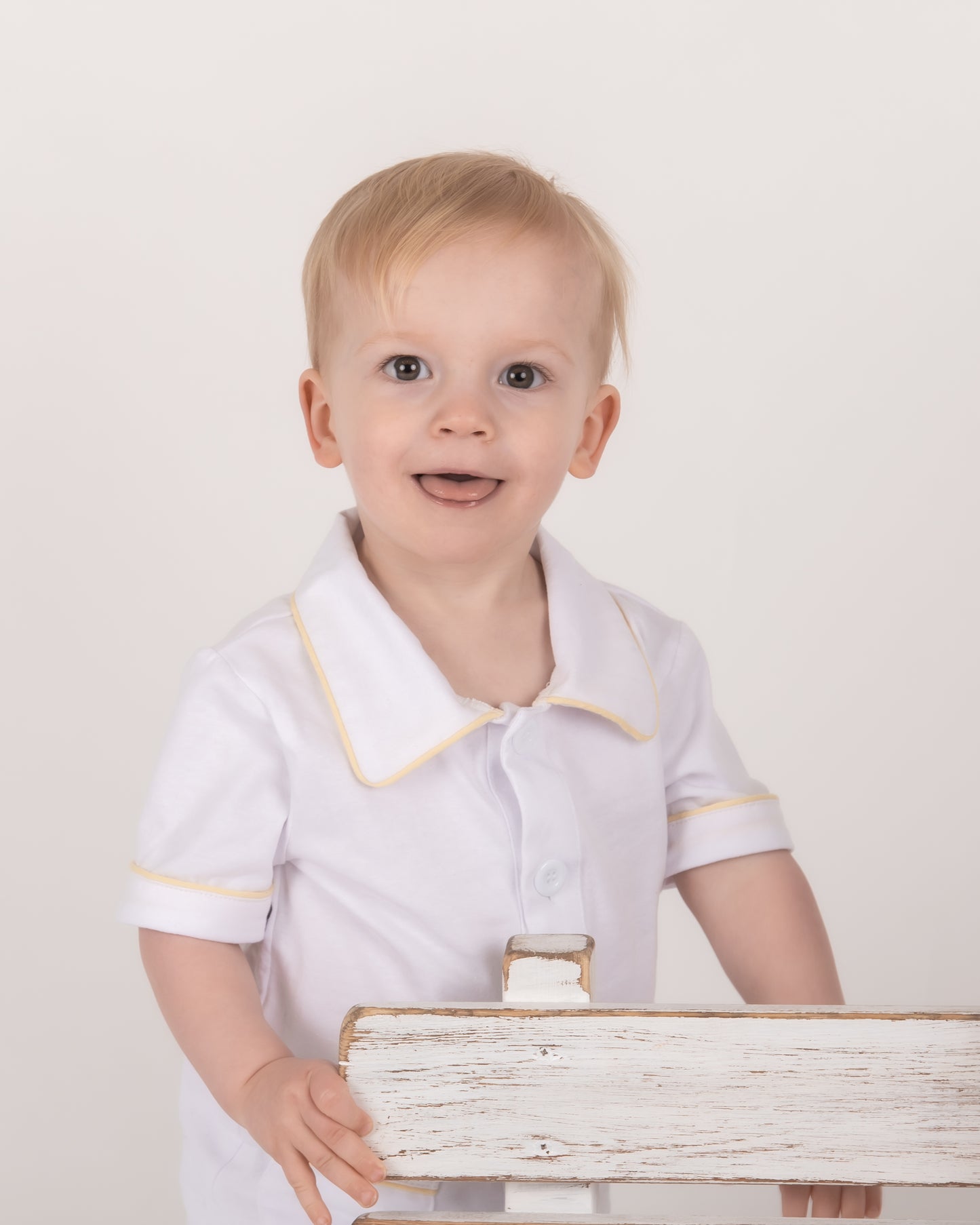 Lemon Trim Boys Pyjamas