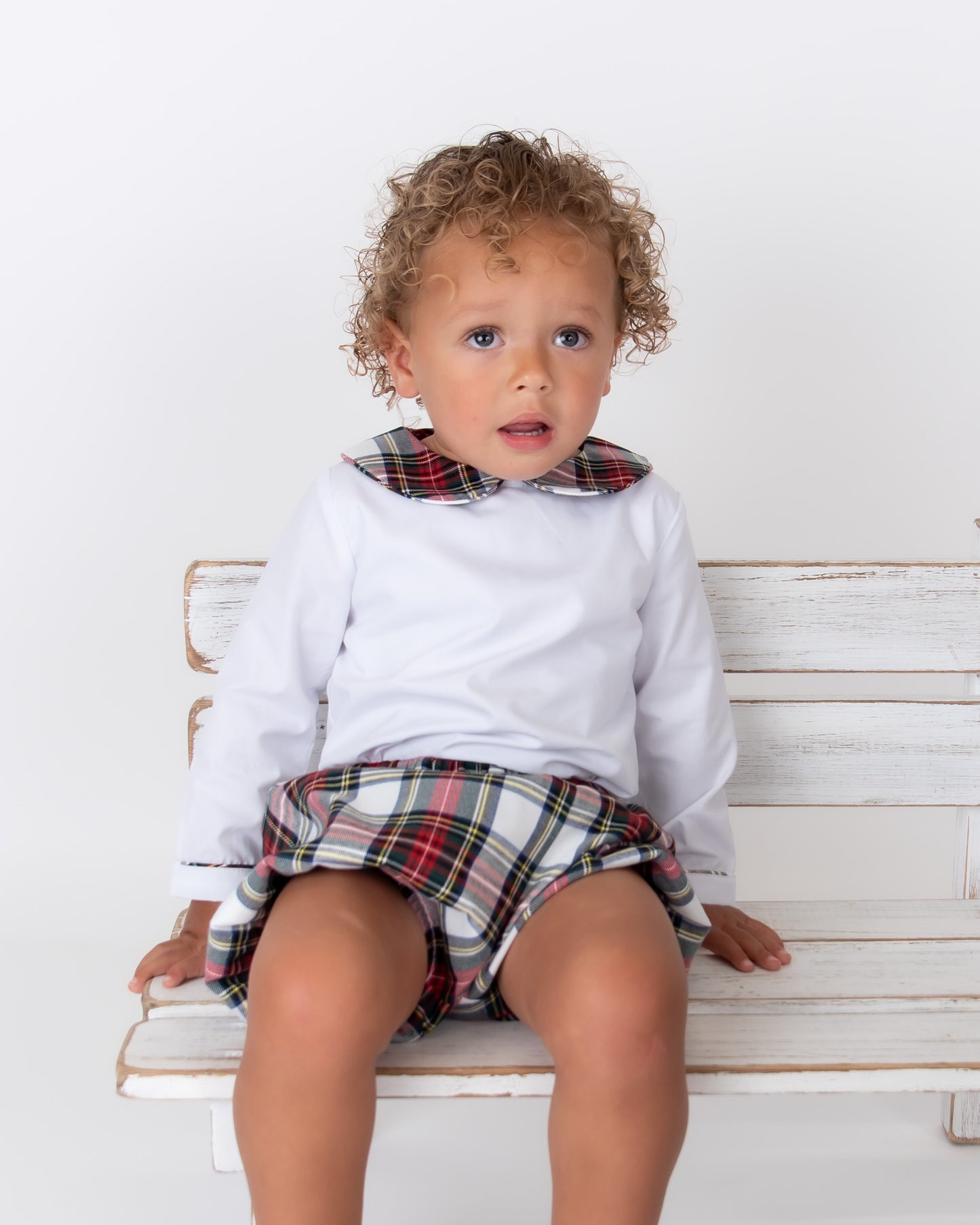 Tartan Boys Shorts set