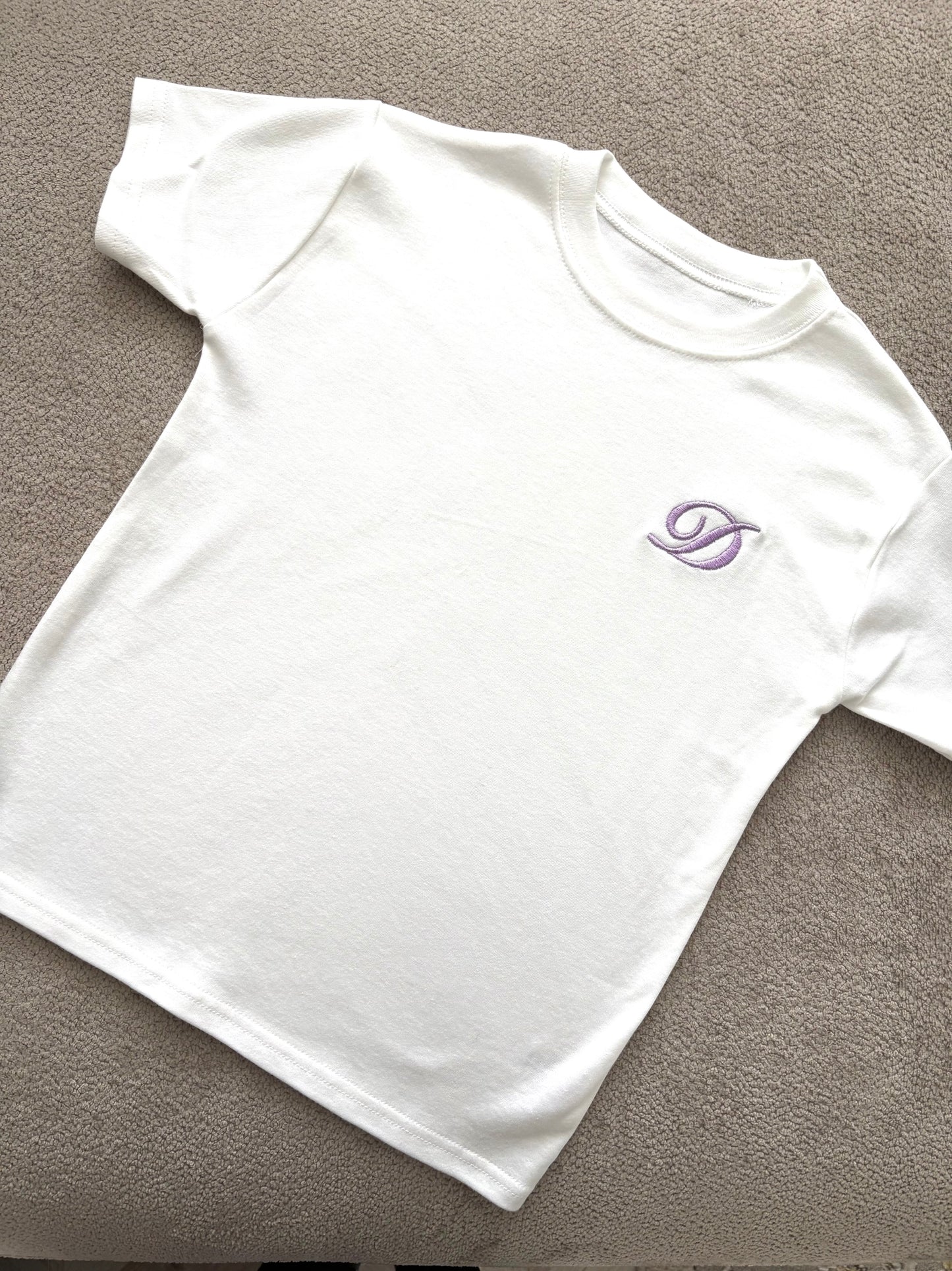 Boys Plain White T-shirt