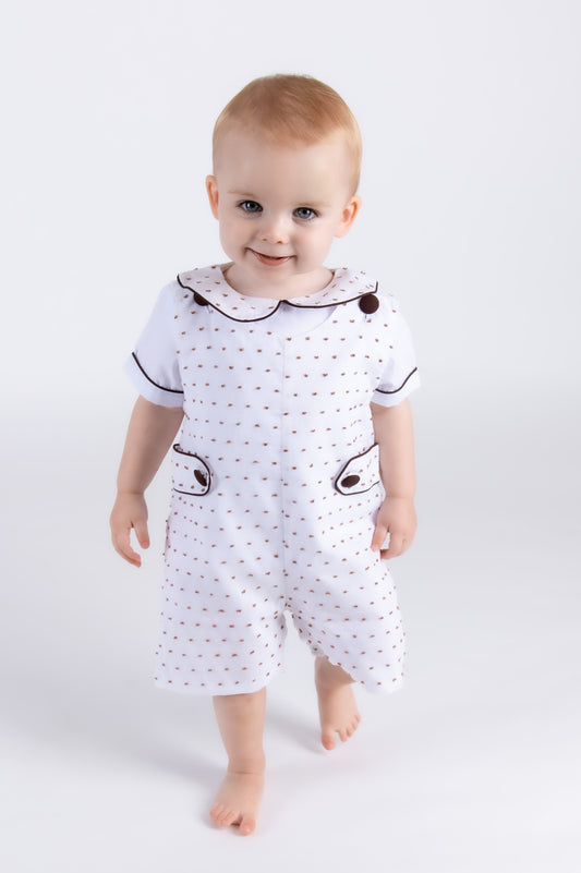 Coco Swiss Dot Romper