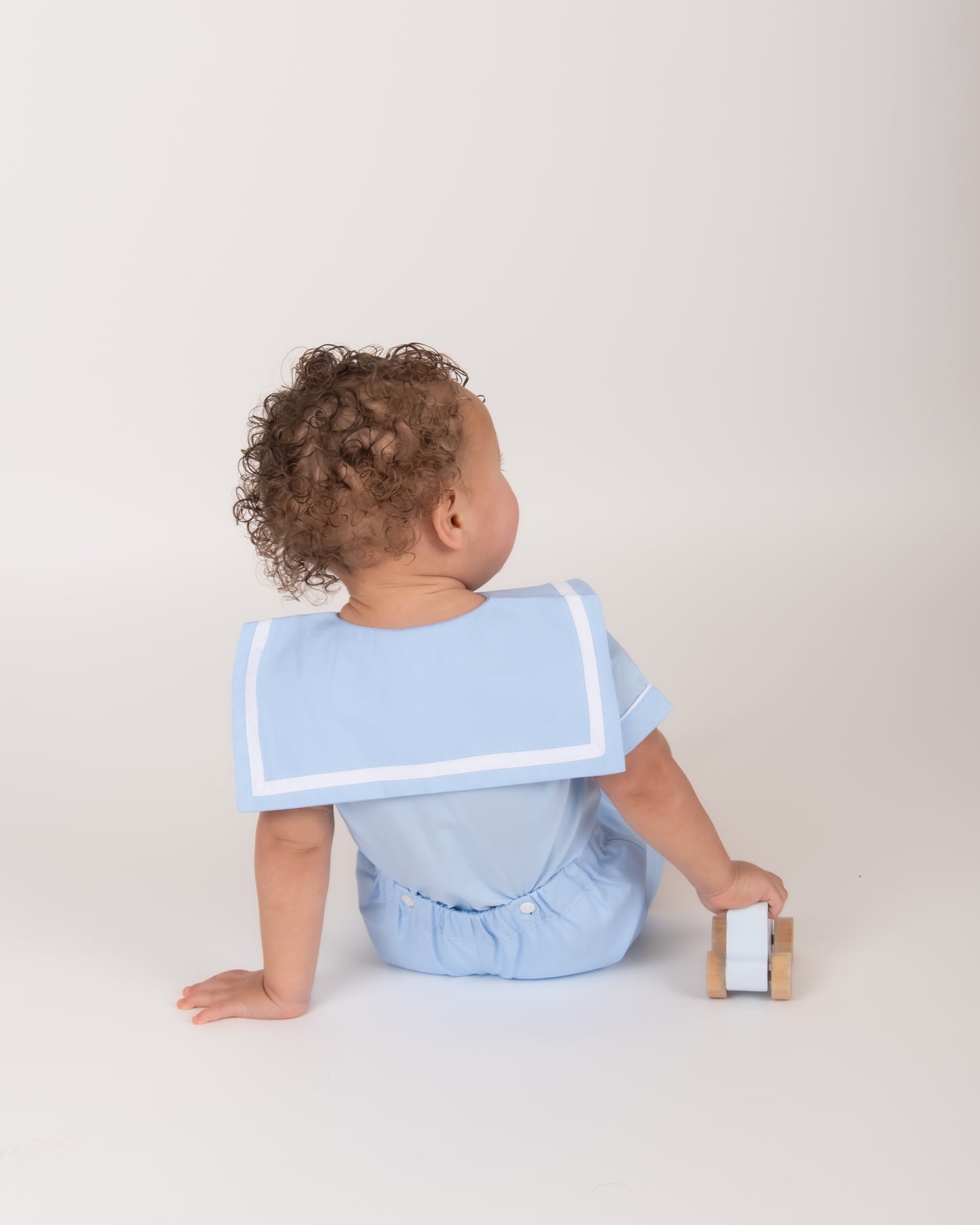Sailor Collar Boys Shorts set