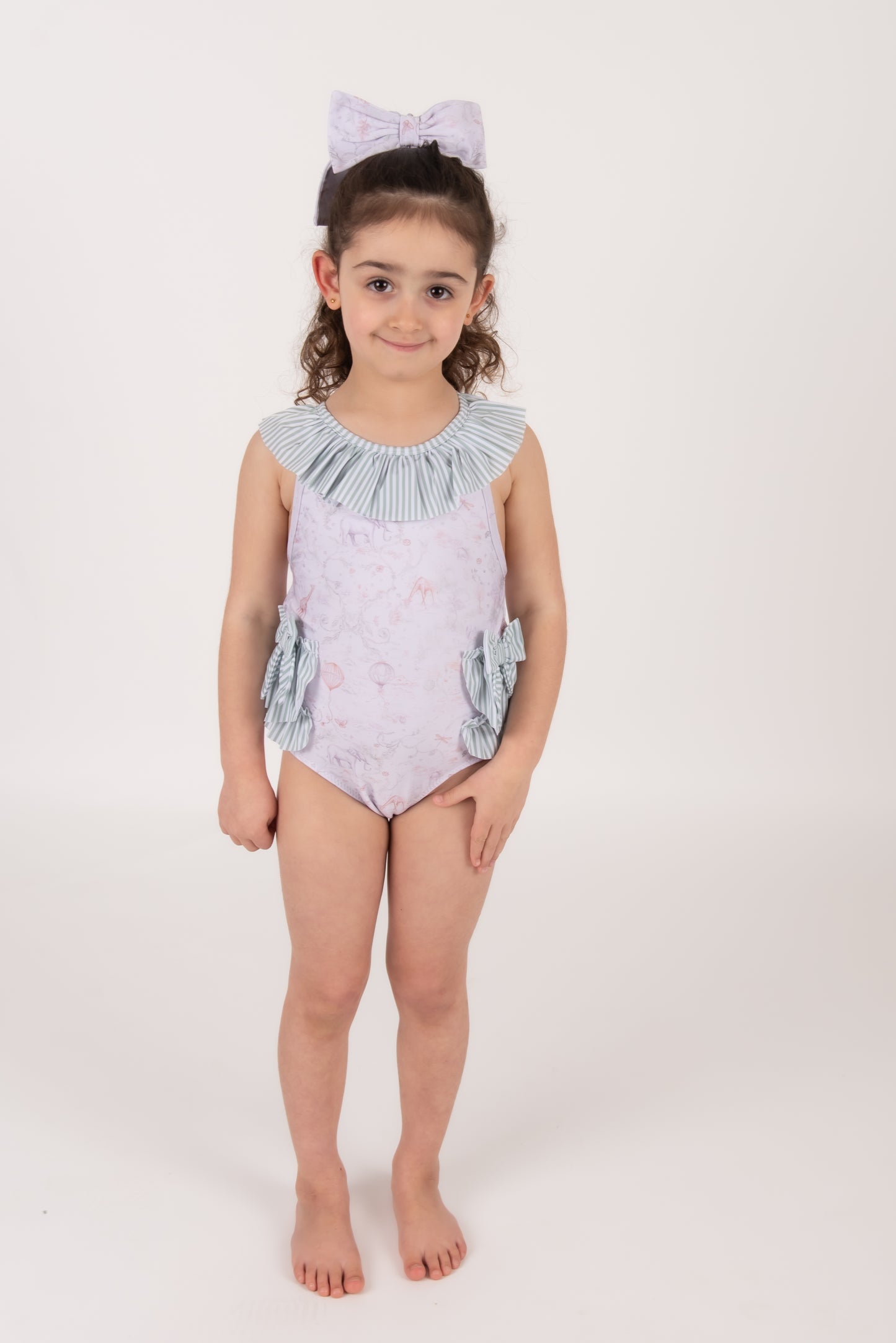La Chic Animal Toile Swimsuit