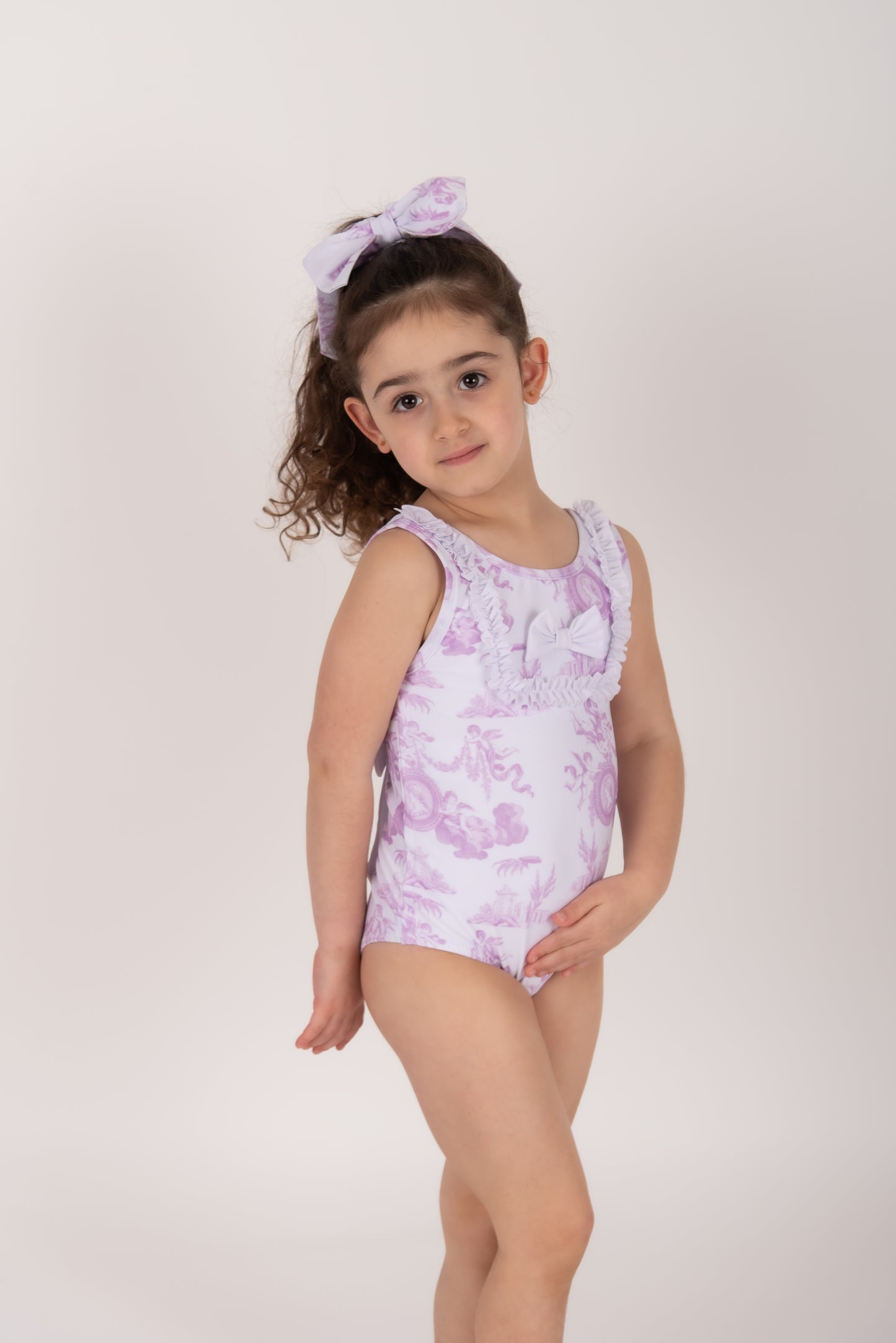 Lilac Cherub Toil swim-bobble