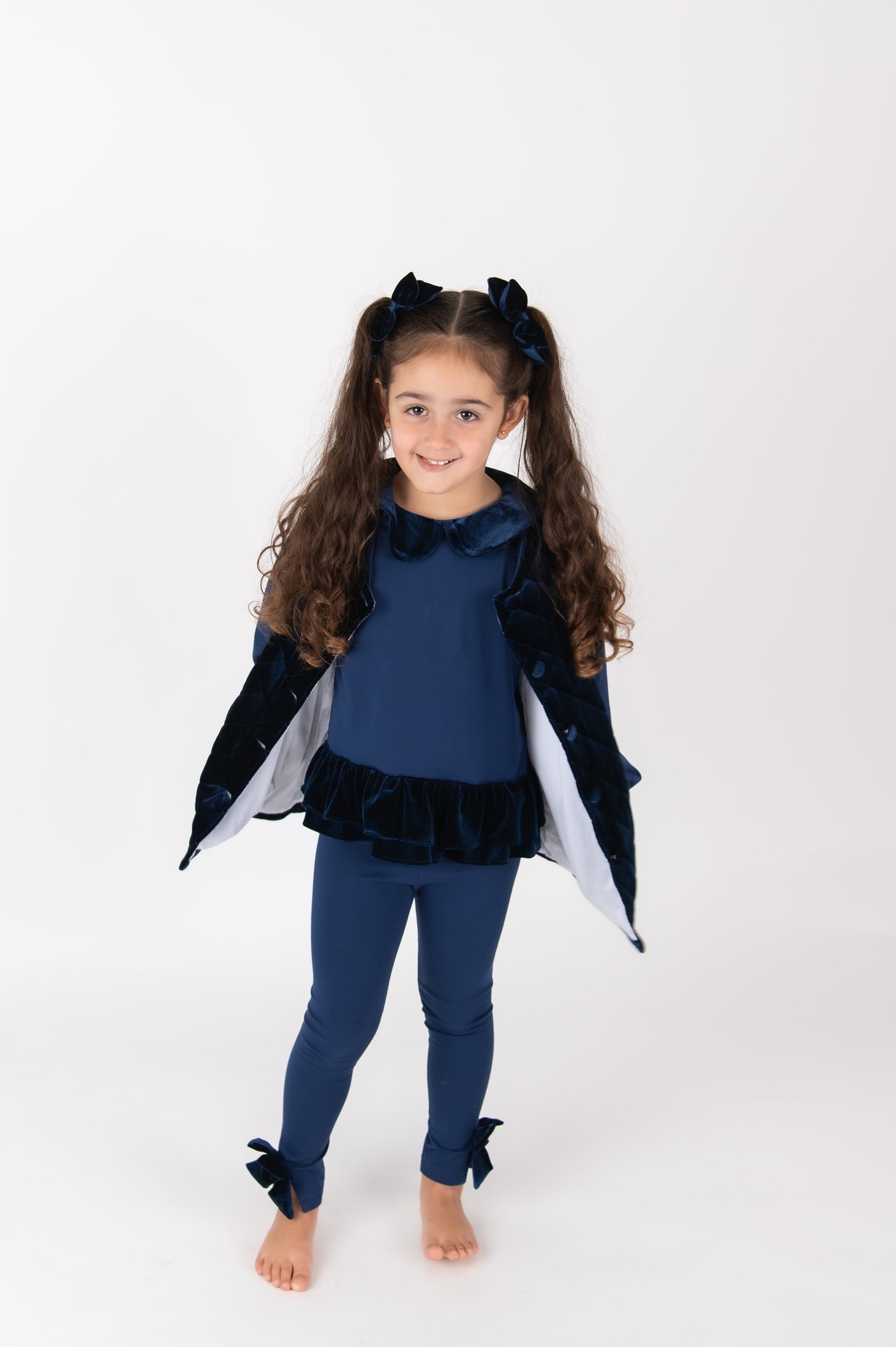 Navy & Velvet Lounge Set