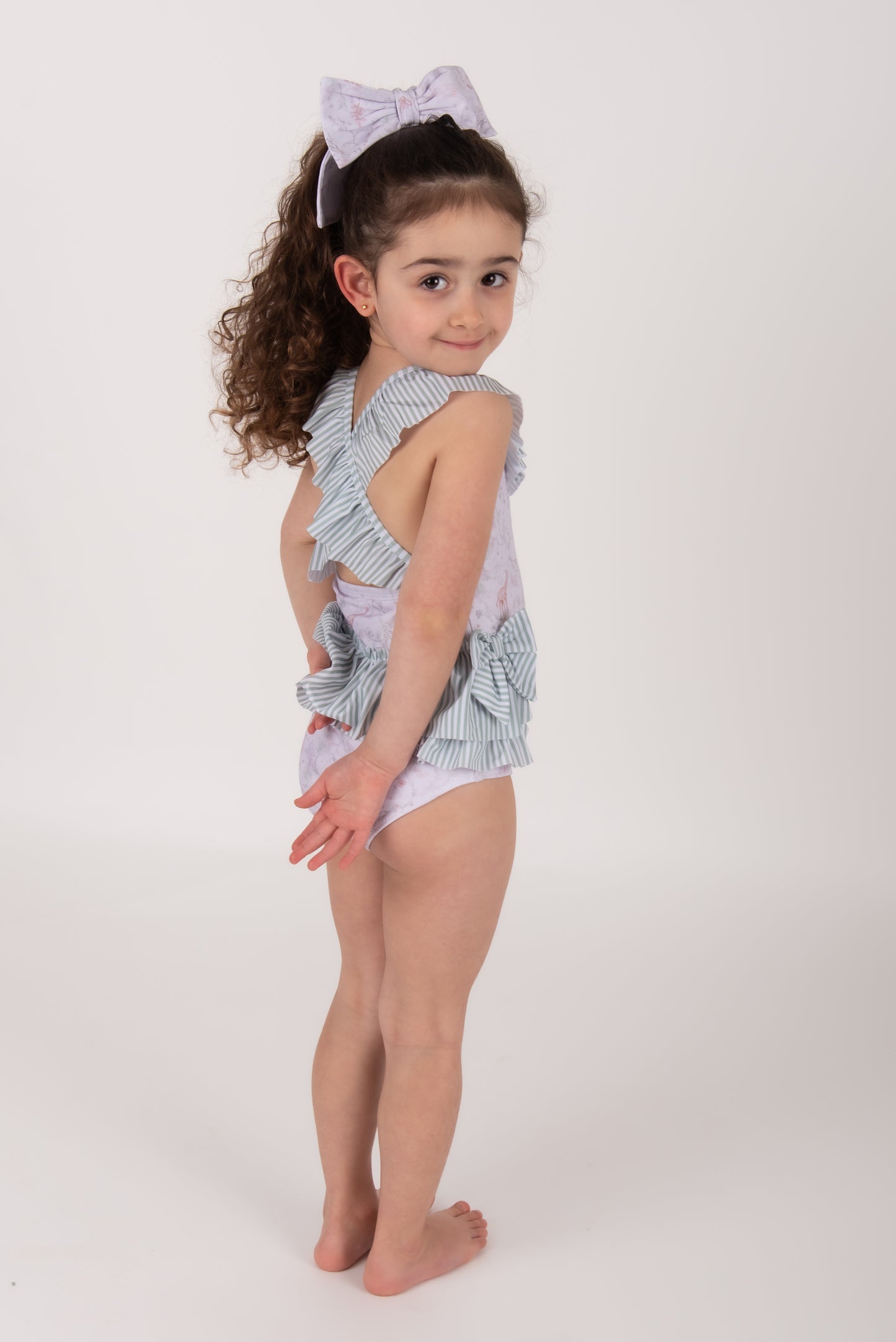 La Chic Animal Toile Swimsuit
