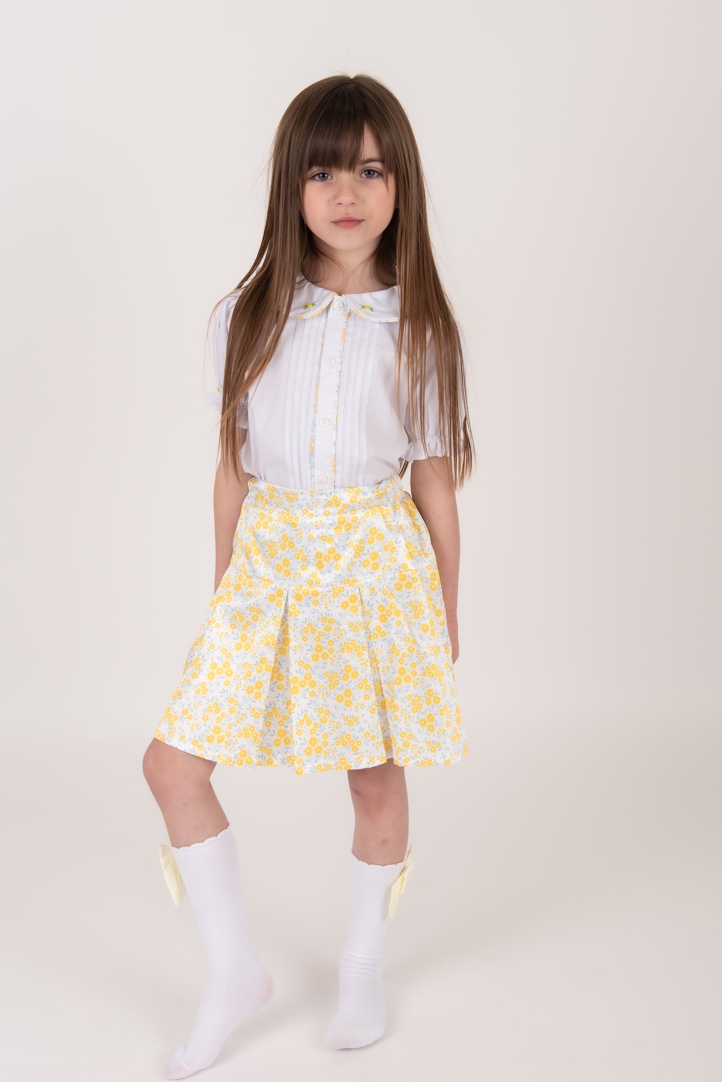 Lemon Bow Socks