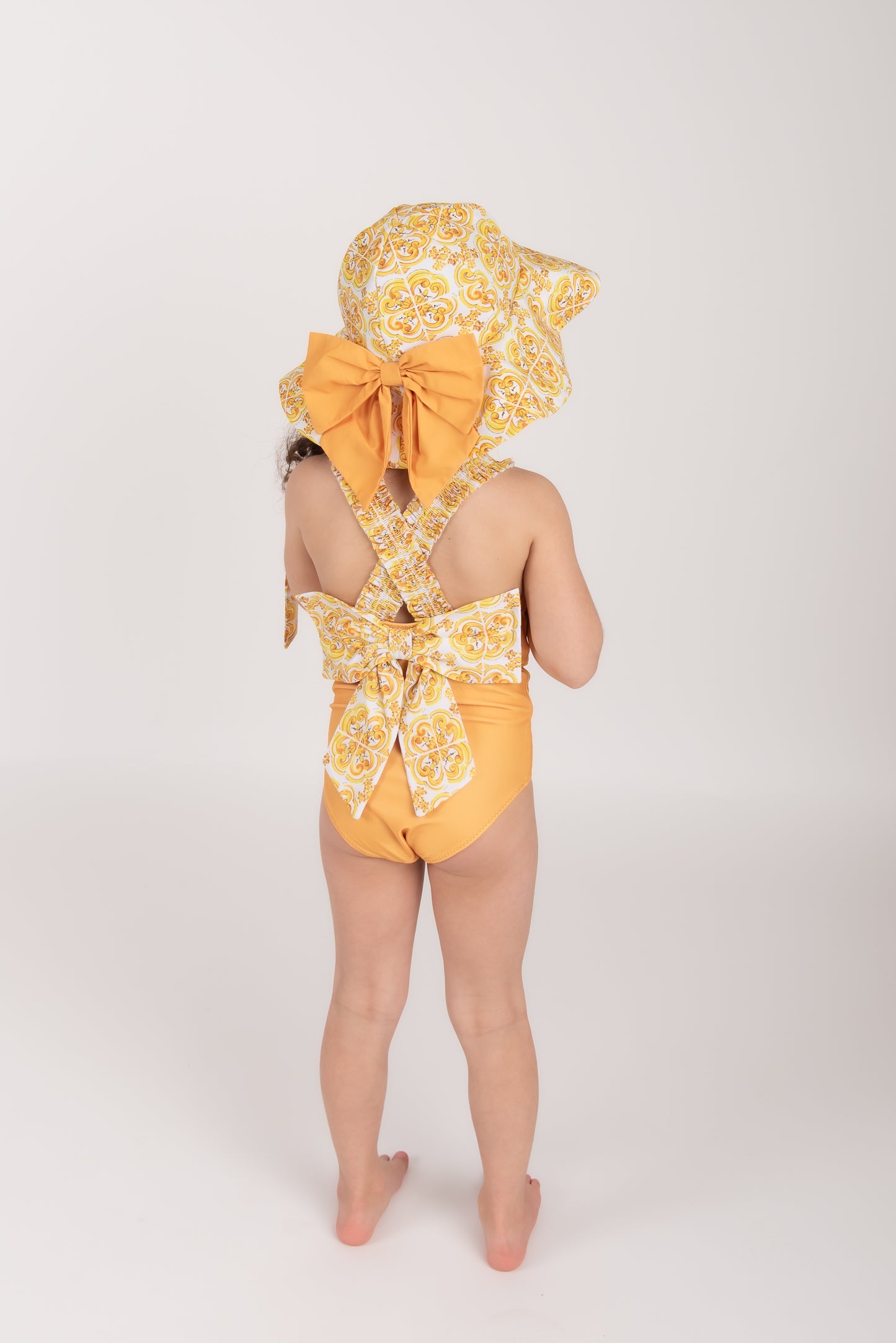 LUXE Girls Bow swim hat