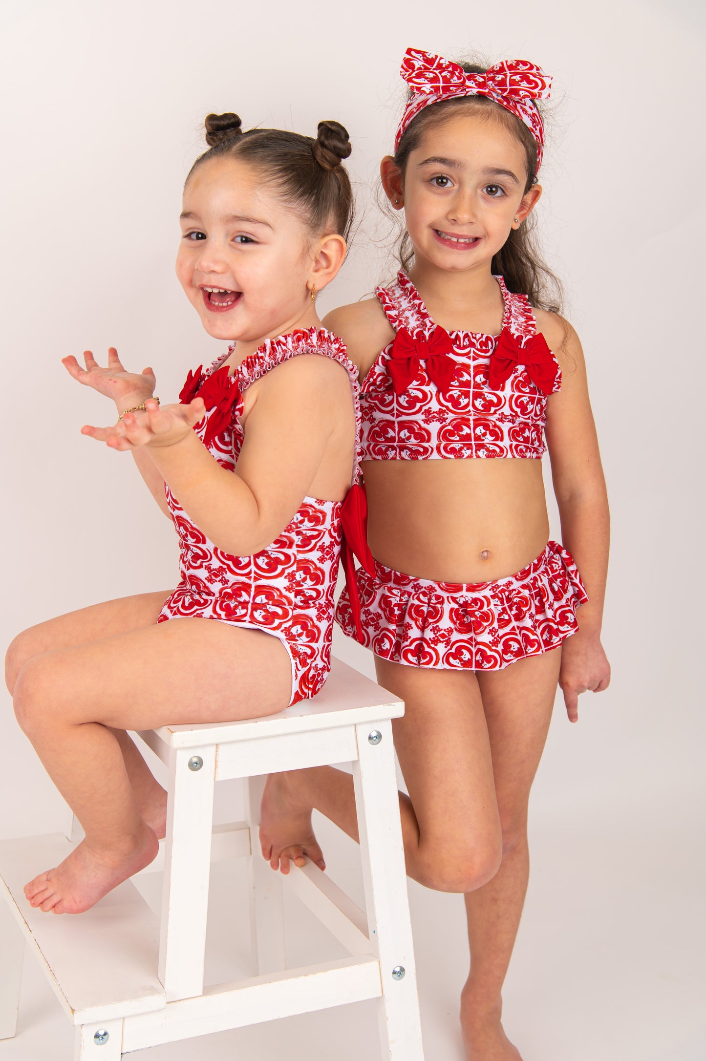 LUXE Red Girls Bikini
