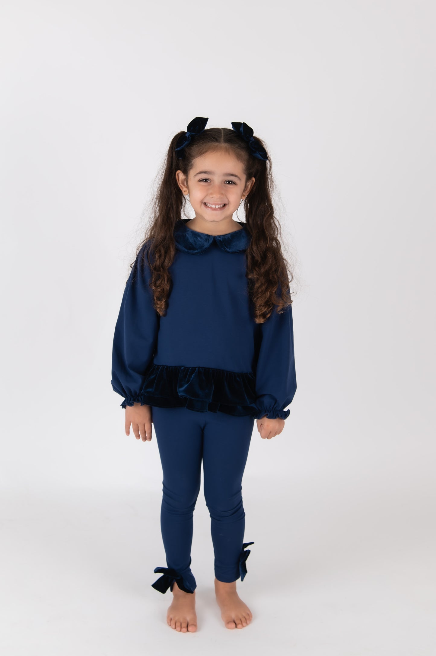 Navy & Velvet Lounge Set