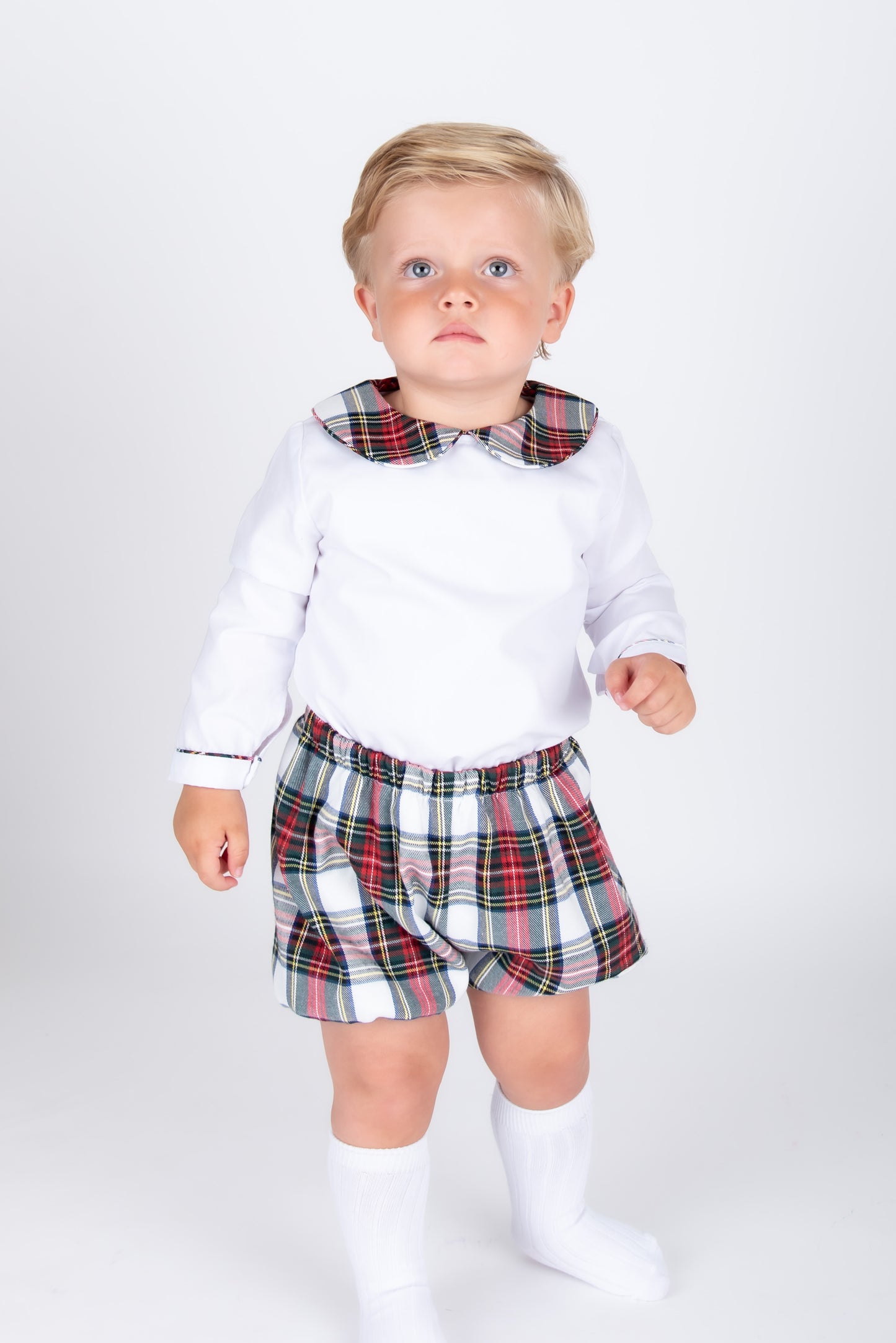 Tartan Boys Shorts set
