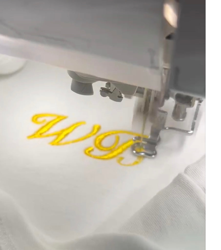 Embroidery add to Plain T-Shirts