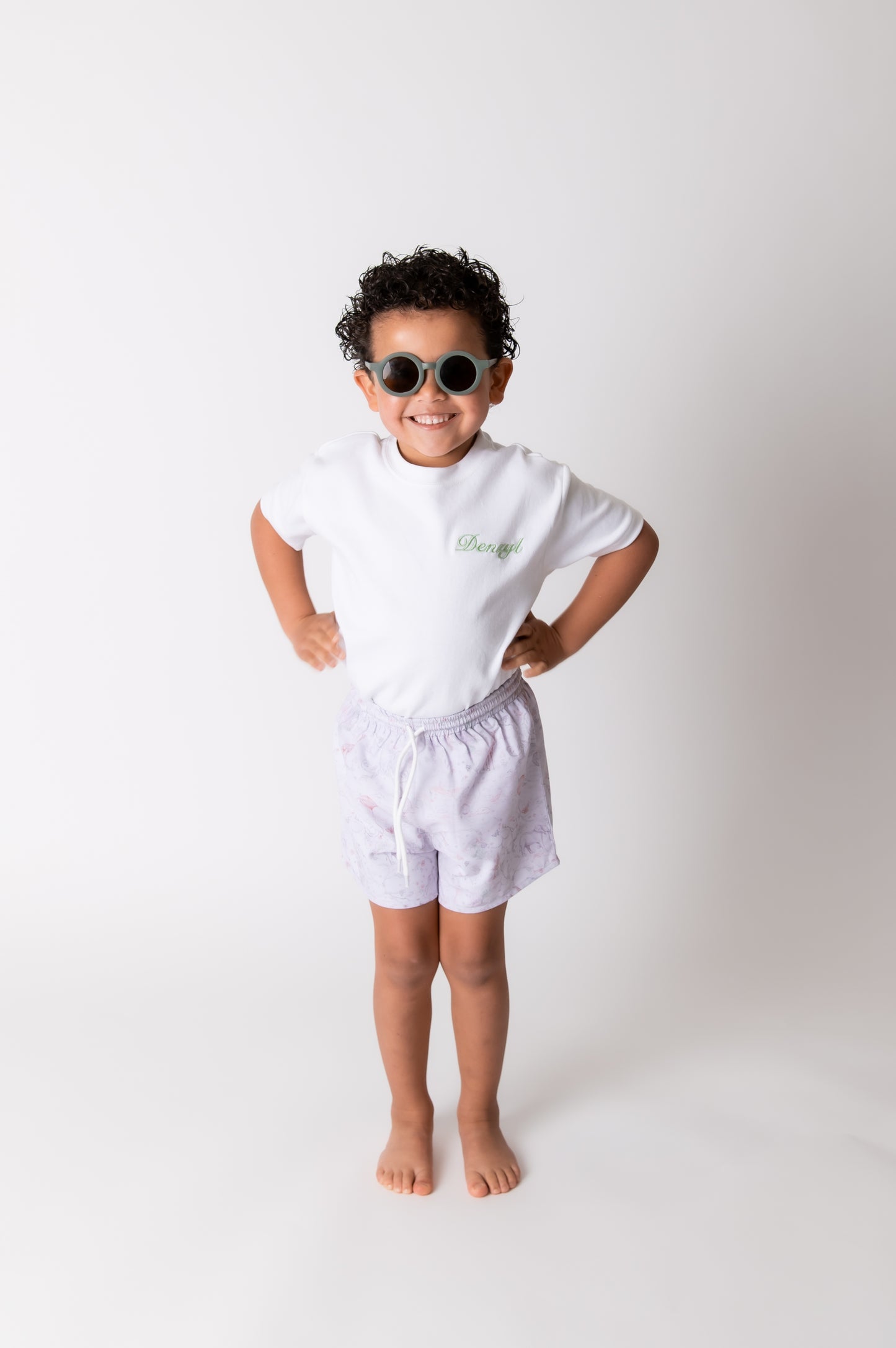 La Chic Animal Toile Boys swim shorts