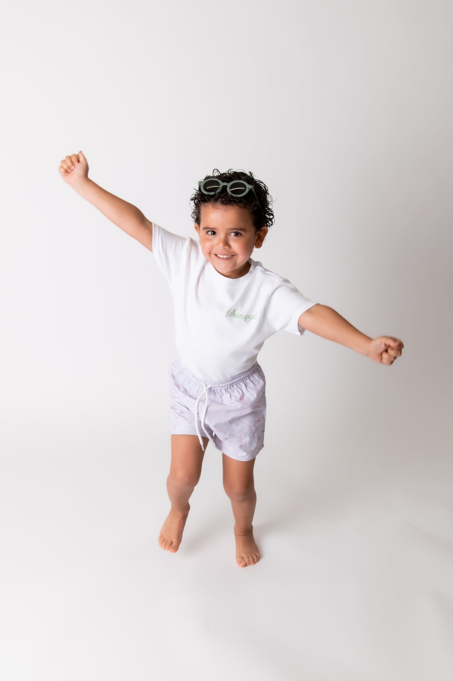 La Chic Animal Toile Boys swim shorts